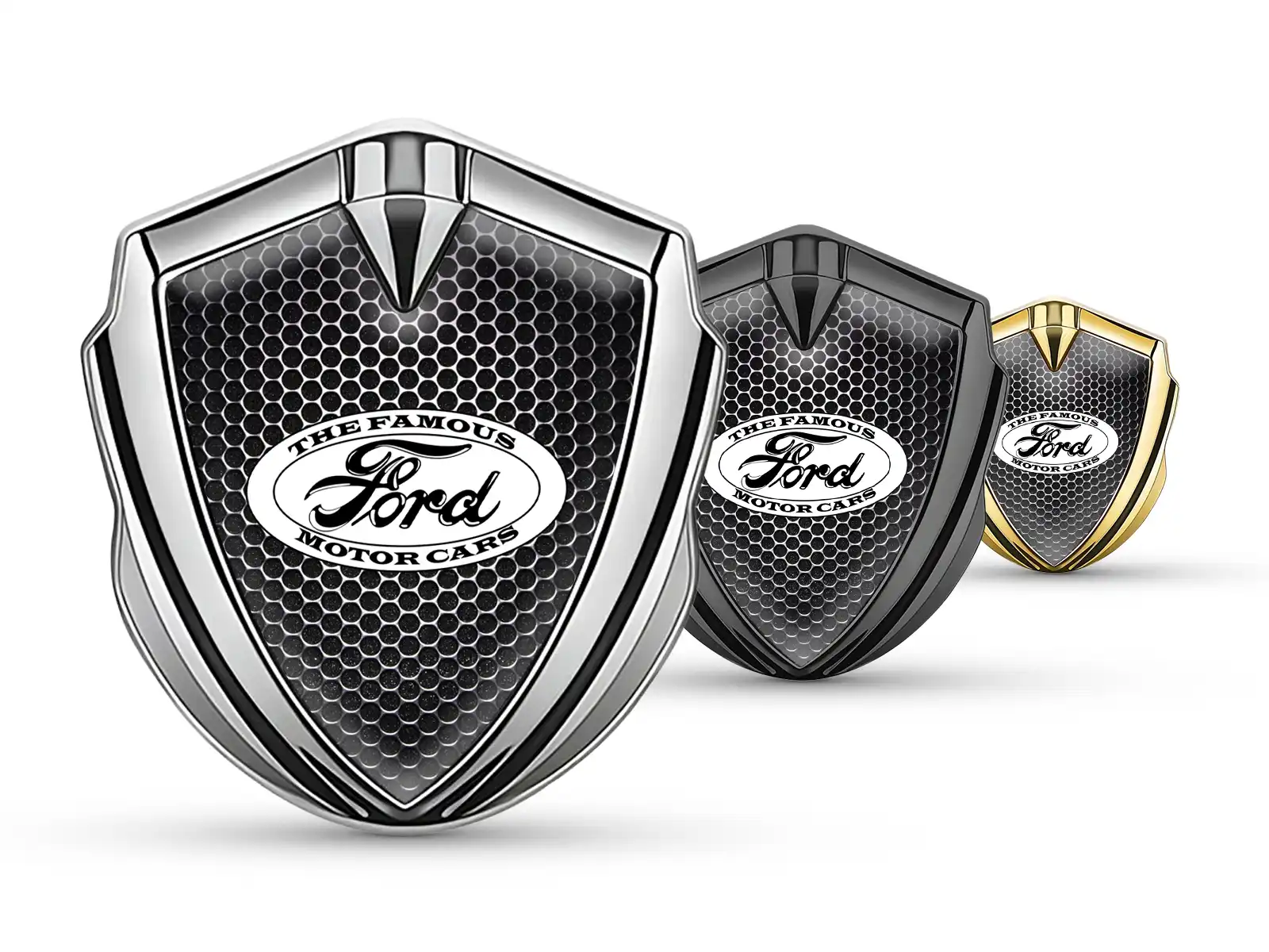 Ford Abzeichen Selbstklebend Pro Stil Legierung Finish